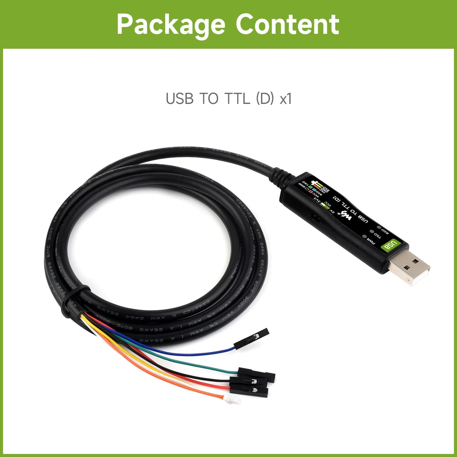 Waveshare  USB to TTL (D)  ̺,  FT232RNL Ĩ,   5  Ʈ 뿡 